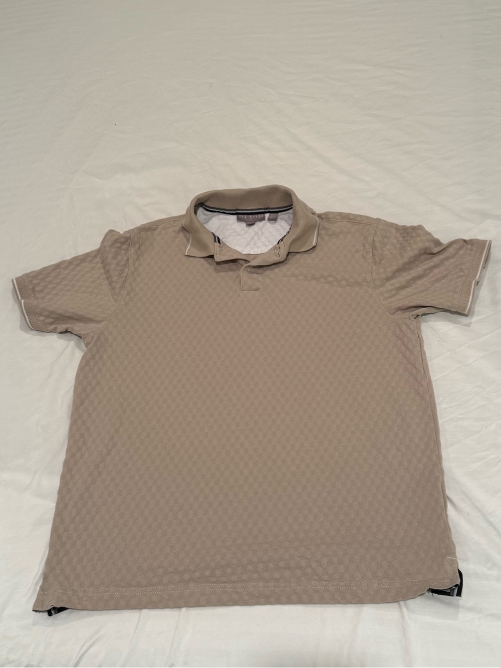 Ted Baker Men's Polo Shirt in Taupe Beige